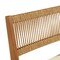 Alaterre Furniture Barton 5-Piece Patio Dining Set, Weather-Resistant Outdoor Dining Table, 4 Stackable Patio Chairs 80-OUTD-WD-DIN-SET1 - alternate 5